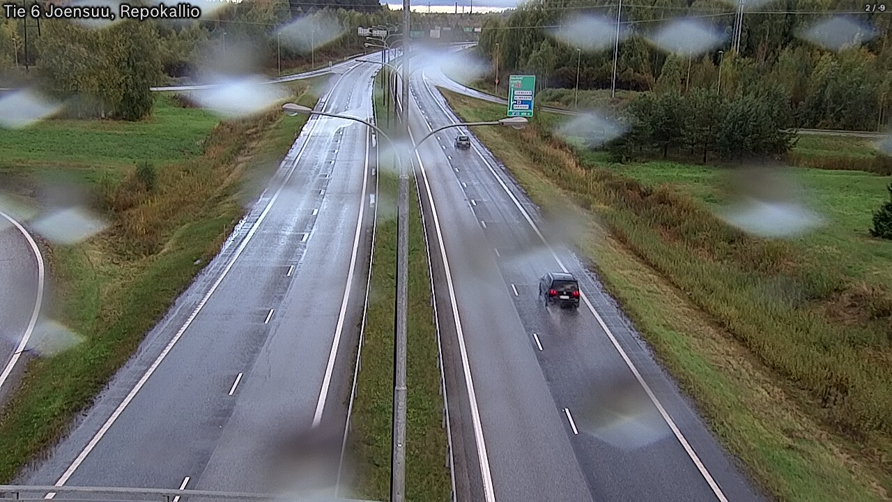 Weather Camera Image Road 6 Joensuu, Repokallio, Joensuu, Pohjois-Karjala
