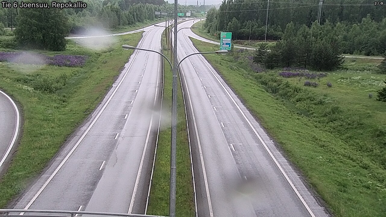 Kelikamerat Kuva Tie 6 Joensuu, Repokallio, Joensuu, Pohjois-Karjala