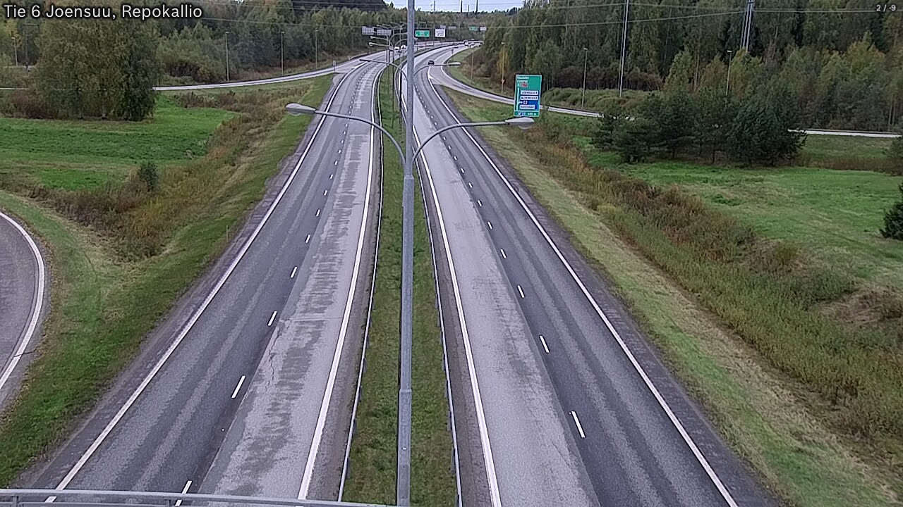 Weather Camera Image Road 6 Joensuu, Repokallio, Joensuu, Pohjois-Karjala