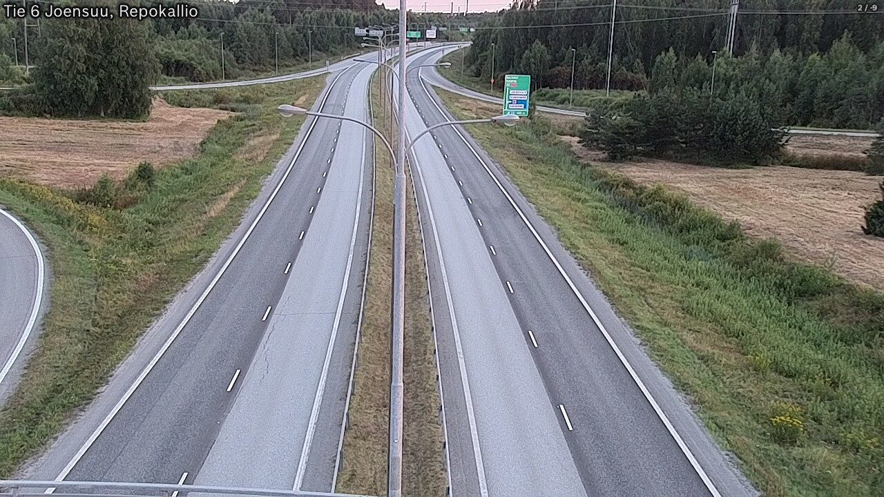 Kelikamerat Kuva Tie 6 Joensuu, Repokallio, Joensuu, Pohjois-Karjala