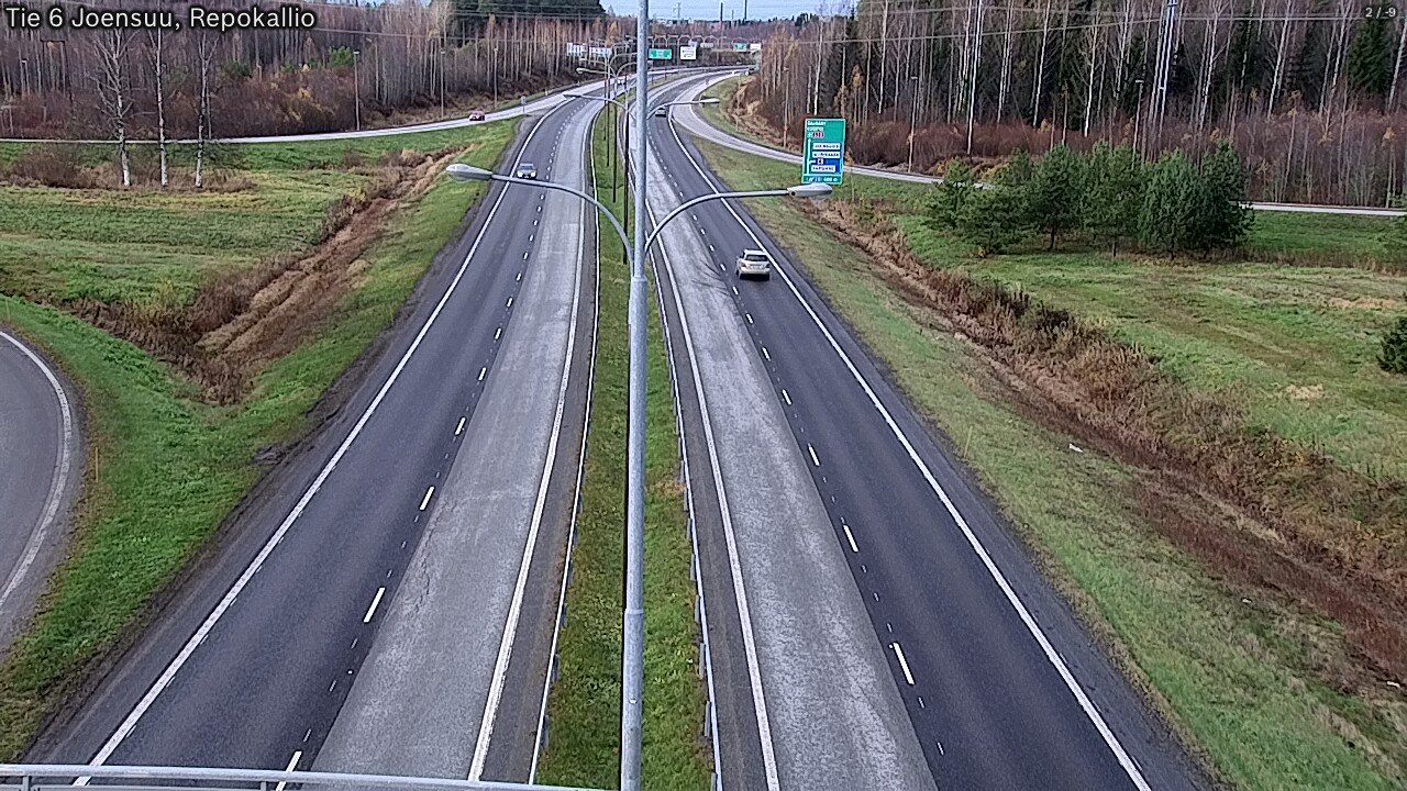 Kelikamerat Kuva Tie 6 Joensuu, Repokallio, Joensuu, Pohjois-Karjala