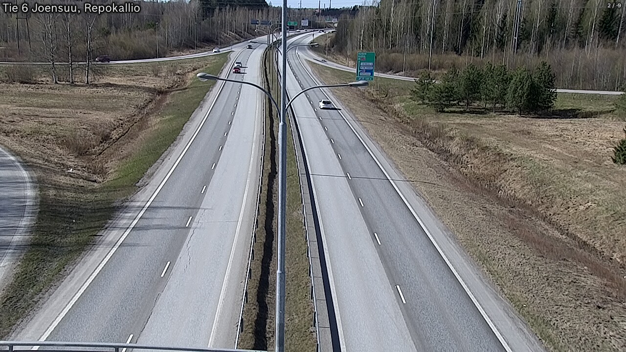 Kelikamerat Kuva Tie 6 Joensuu, Repokallio, Joensuu, Pohjois-Karjala