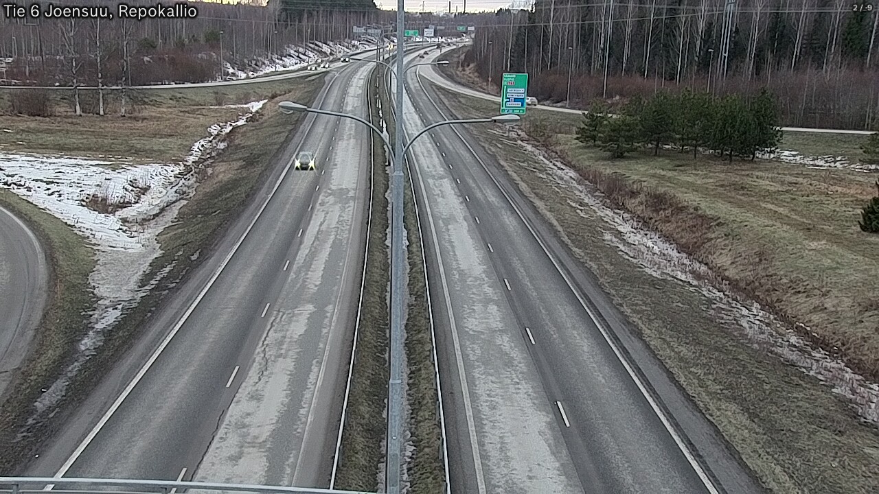 Kelikamerat Kuva Tie 6 Joensuu, Repokallio, Joensuu, Pohjois-Karjala