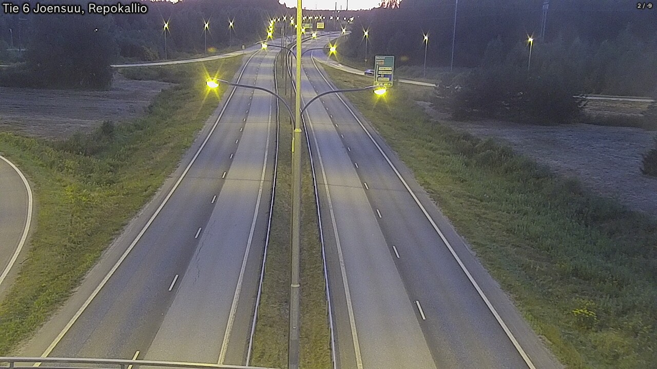 Kelikamerat Kuva Tie 6 Joensuu, Repokallio, Joensuu, Pohjois-Karjala