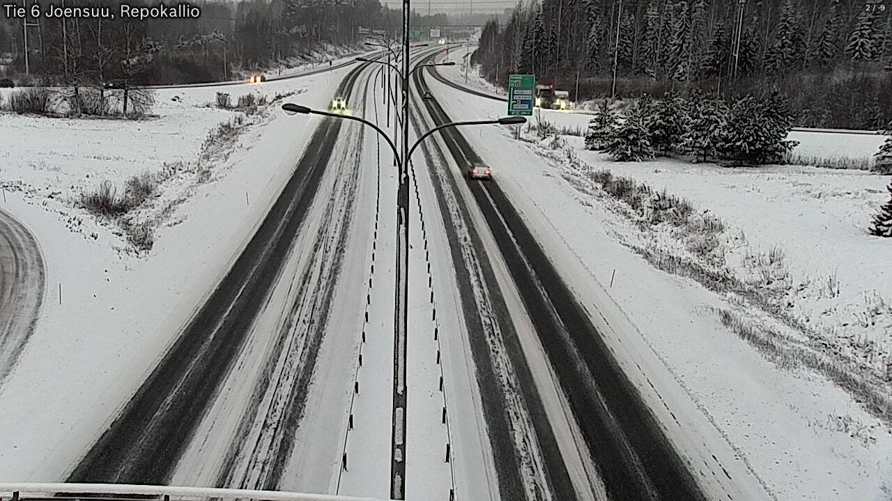 Kelikamerat Kuva Tie 6 Joensuu, Repokallio, Joensuu, Pohjois-Karjala