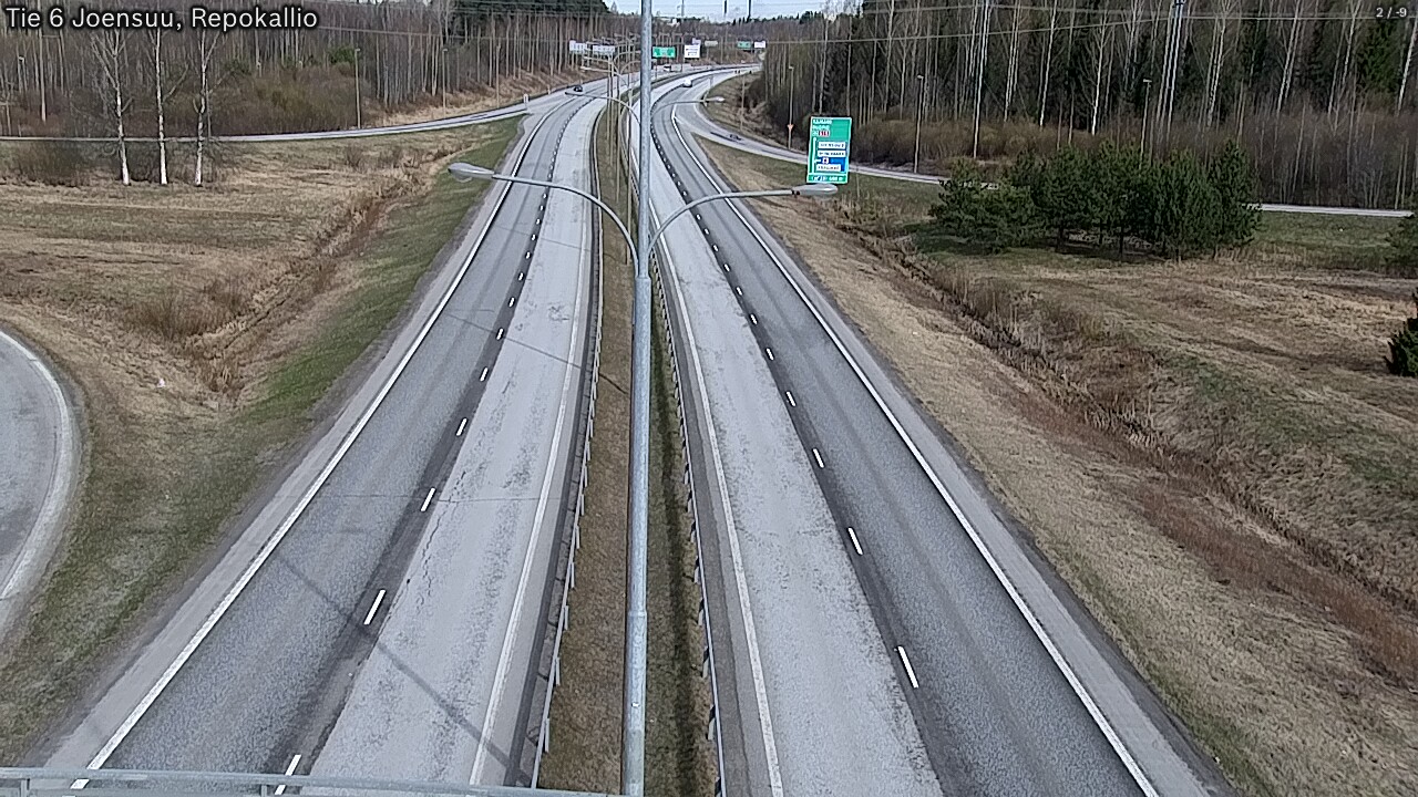 Kelikamerat Kuva Tie 6 Joensuu, Repokallio, Joensuu, Pohjois-Karjala