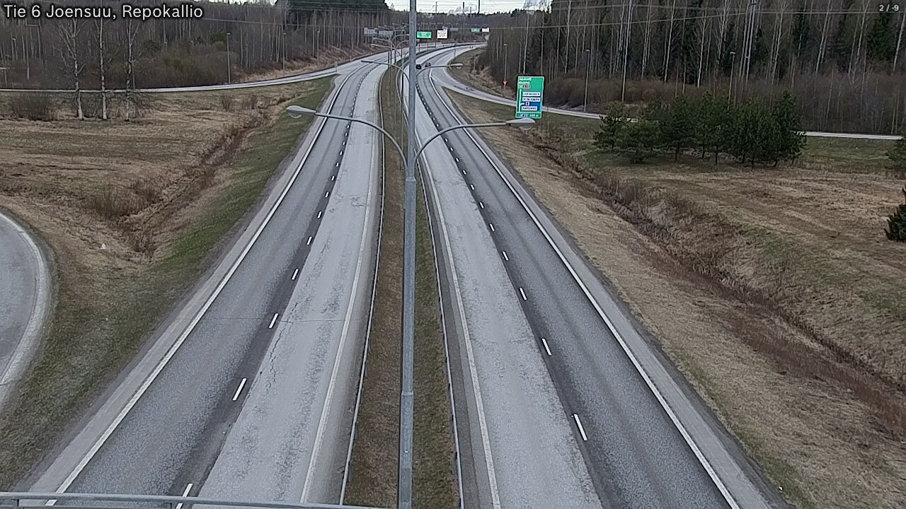 Kelikamerat Kuva Tie 6 Joensuu, Repokallio, Joensuu, Pohjois-Karjala