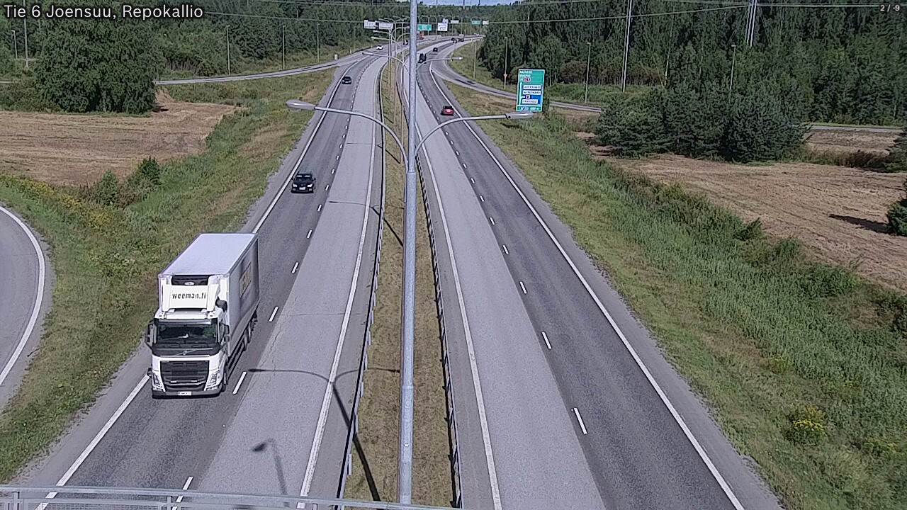 Kelikamerat Kuva Tie 6 Joensuu, Repokallio, Joensuu, Pohjois-Karjala