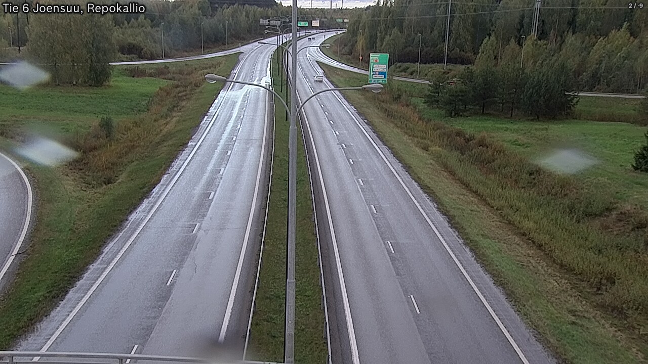 Weather Camera Image Road 6 Joensuu, Repokallio, Joensuu, Pohjois-Karjala
