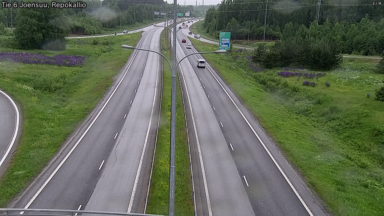 Kelikamerat Kuva Tie 6 Joensuu, Repokallio, Joensuu, Pohjois-Karjala