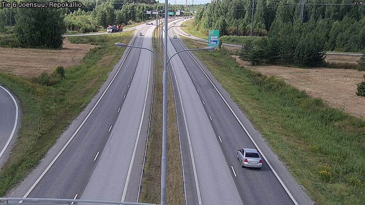 Kelikamerat Kuva Tie 6 Joensuu, Repokallio, Joensuu, Pohjois-Karjala