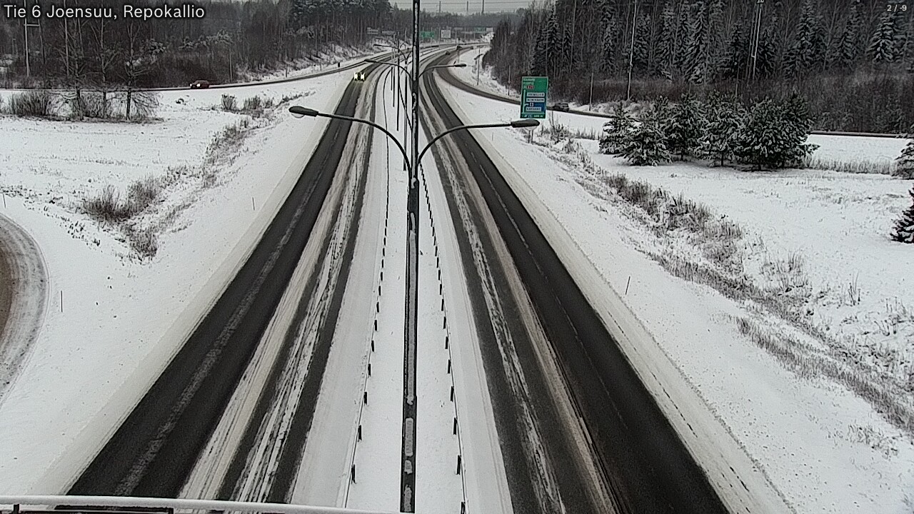 Kelikamerat Kuva Tie 6 Joensuu, Repokallio, Joensuu, Pohjois-Karjala