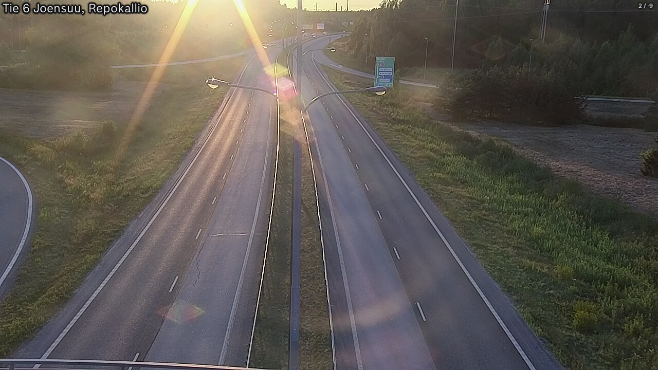 Kelikamerat Kuva Tie 6 Joensuu, Repokallio, Joensuu, Pohjois-Karjala