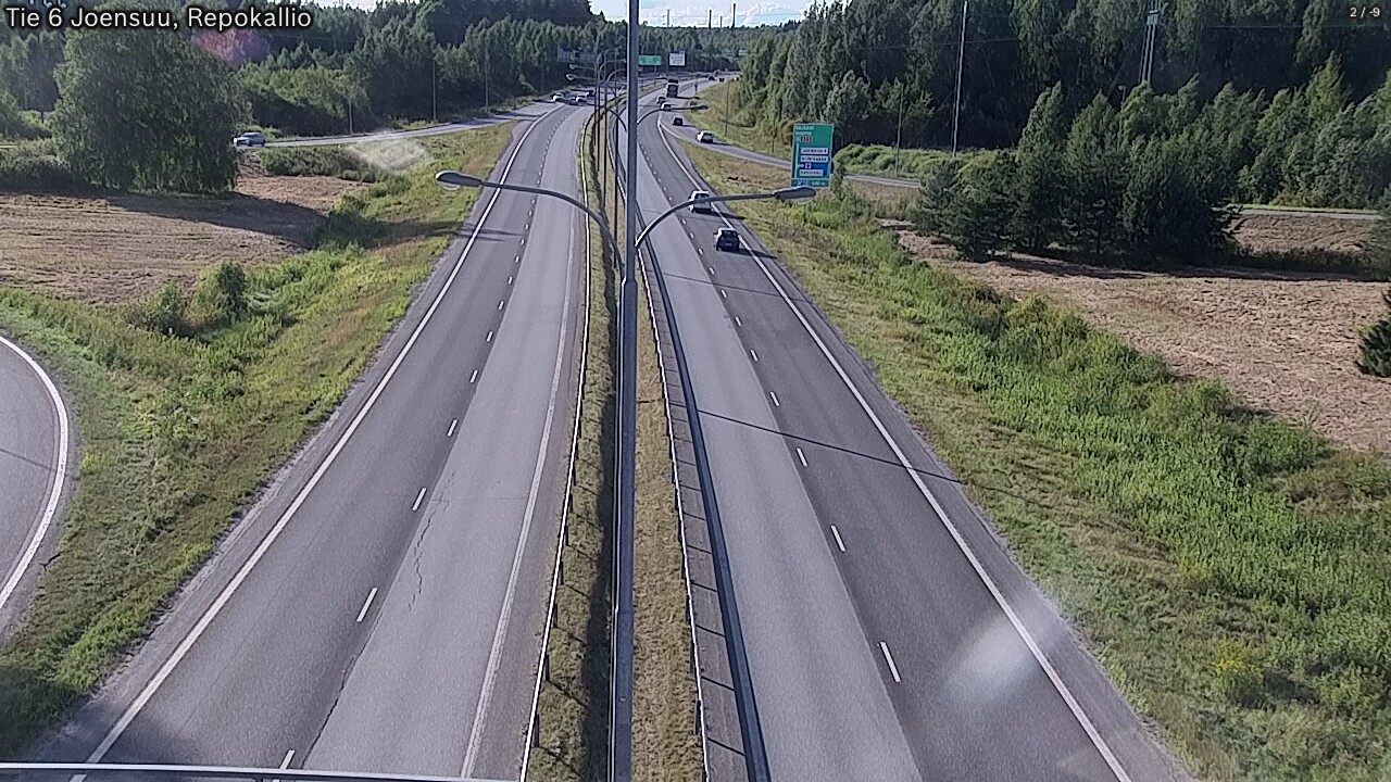 Kelikamerat Kuva Tie 6 Joensuu, Repokallio, Joensuu, Pohjois-Karjala