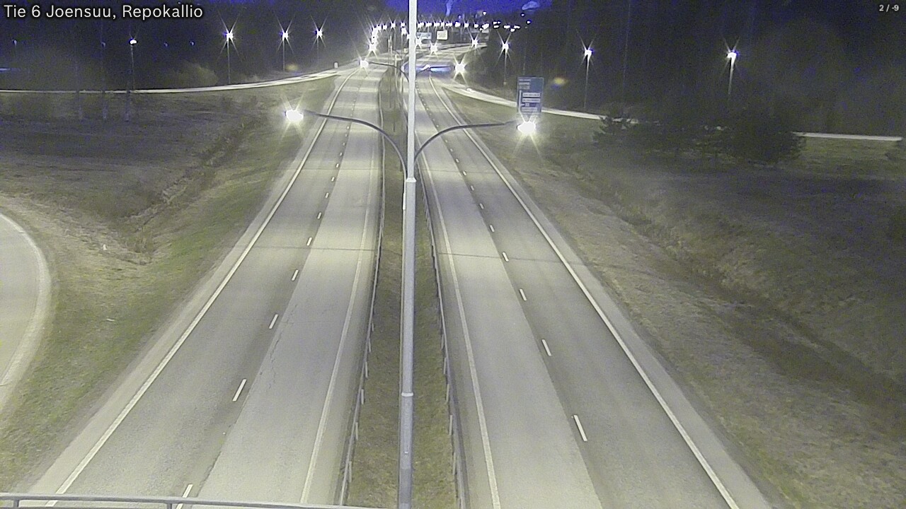Weather Camera Image Väg 6 Joensuu, Repokallio, Joensuu, Pohjois-Karjala
