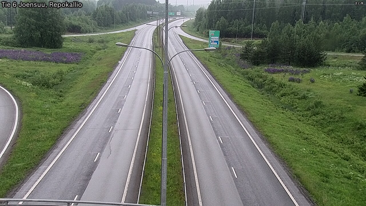 Kelikamerat Kuva Tie 6 Joensuu, Repokallio, Joensuu, Pohjois-Karjala
