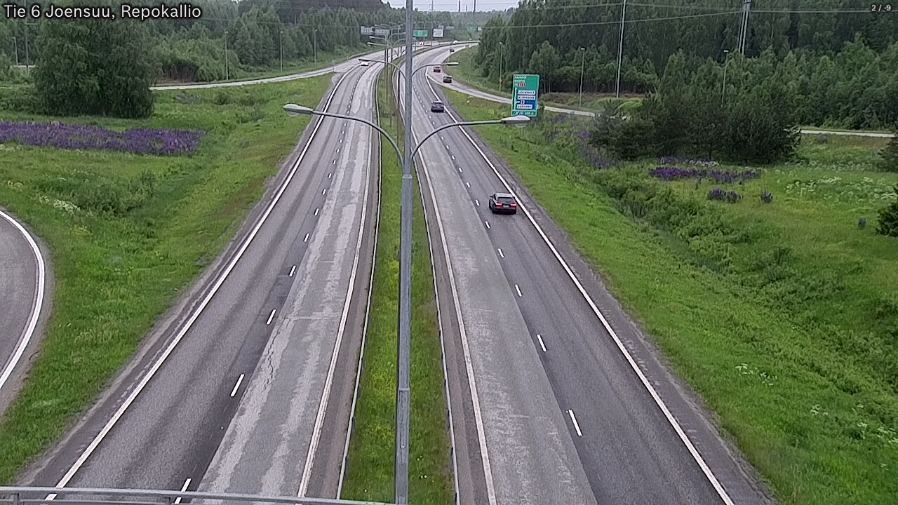 Kelikamerat Kuva Tie 6 Joensuu, Repokallio, Joensuu, Pohjois-Karjala