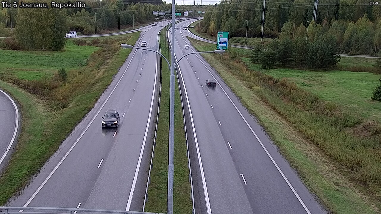 Kelikamerat Kuva Tie 6 Joensuu, Repokallio, Joensuu, Pohjois-Karjala