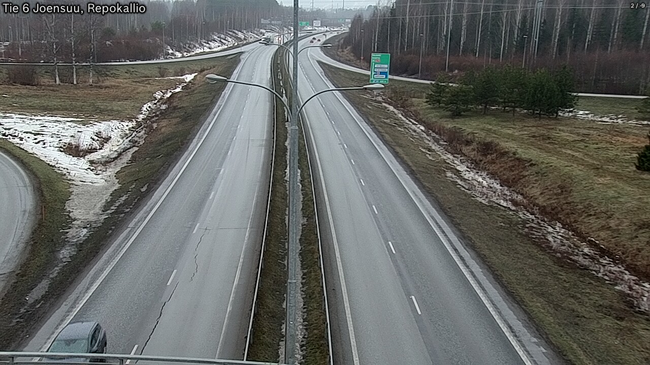 Kelikamerat Kuva Tie 6 Joensuu, Repokallio, Joensuu, Pohjois-Karjala