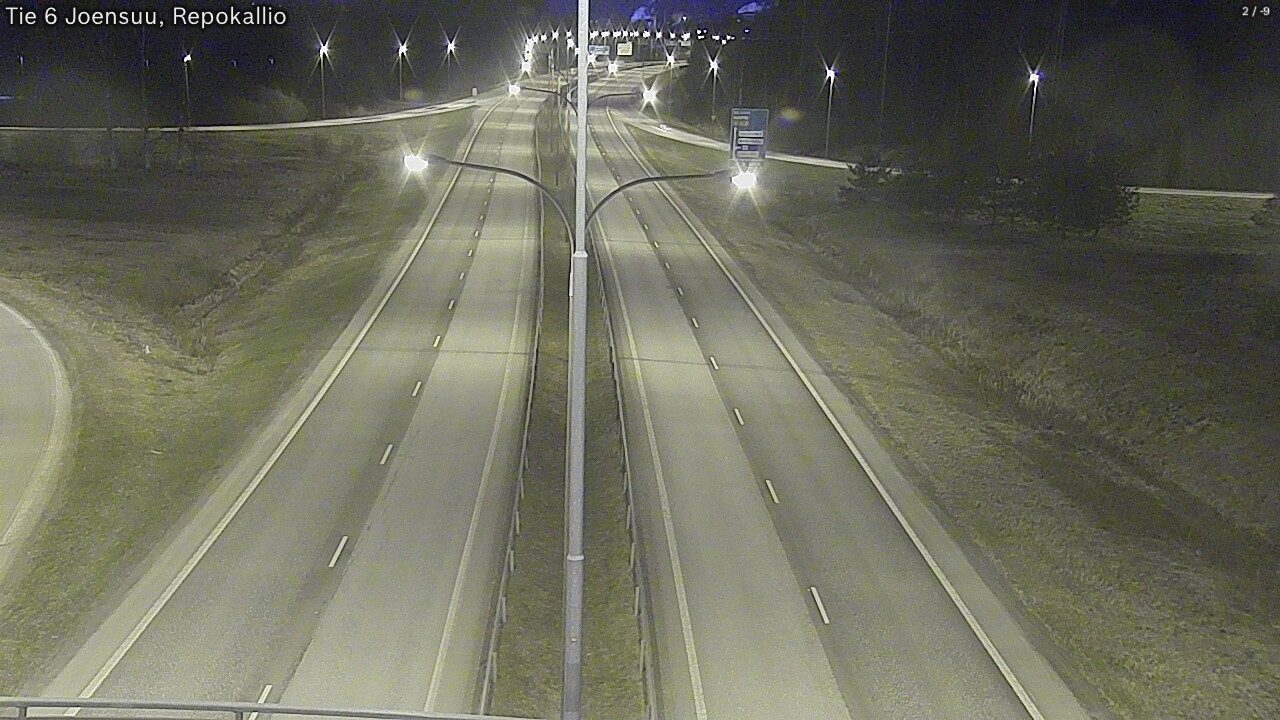 Weather Camera Image Väg 6 Joensuu, Repokallio, Joensuu, Pohjois-Karjala