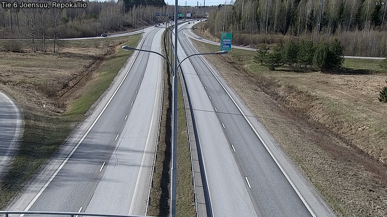 Kelikamerat Kuva Tie 6 Joensuu, Repokallio, Joensuu, Pohjois-Karjala