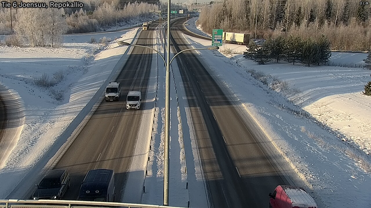 Kelikamerat Kuva Tie 6 Joensuu, Repokallio, Joensuu, Pohjois-Karjala