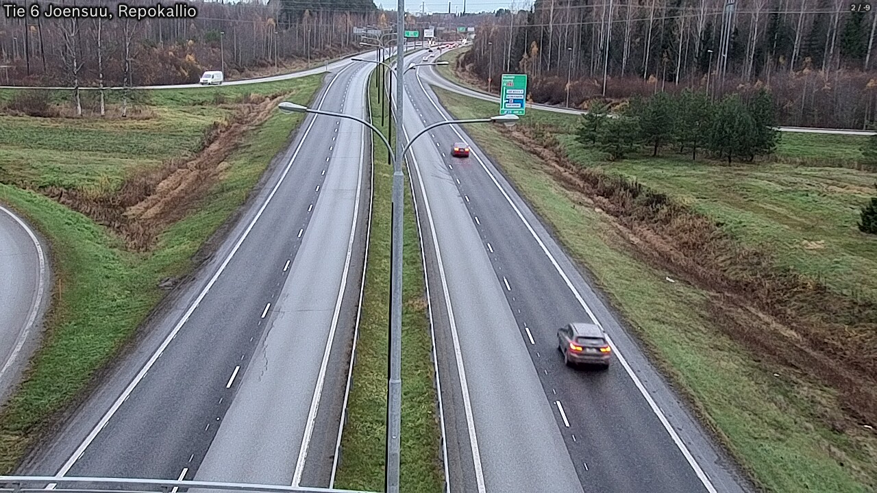 Kelikamerat Kuva Tie 6 Joensuu, Repokallio, Joensuu, Pohjois-Karjala