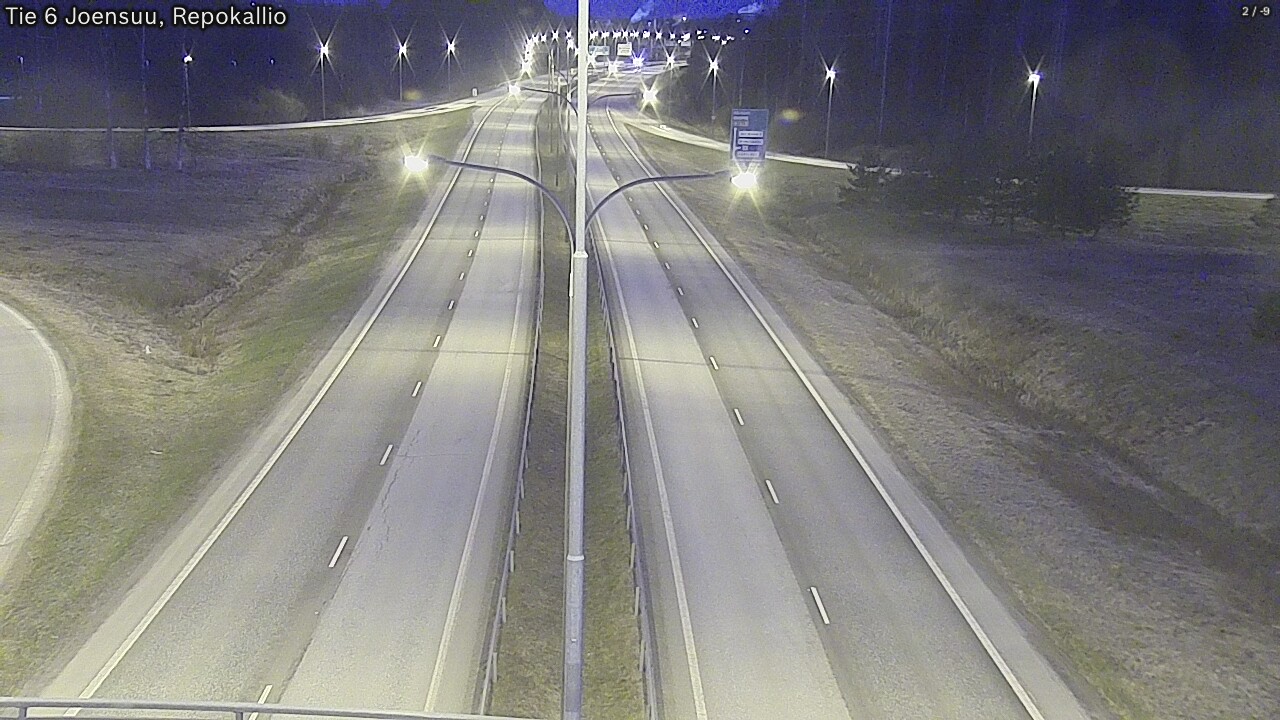 Weather Camera Image Väg 6 Joensuu, Repokallio, Joensuu, Pohjois-Karjala