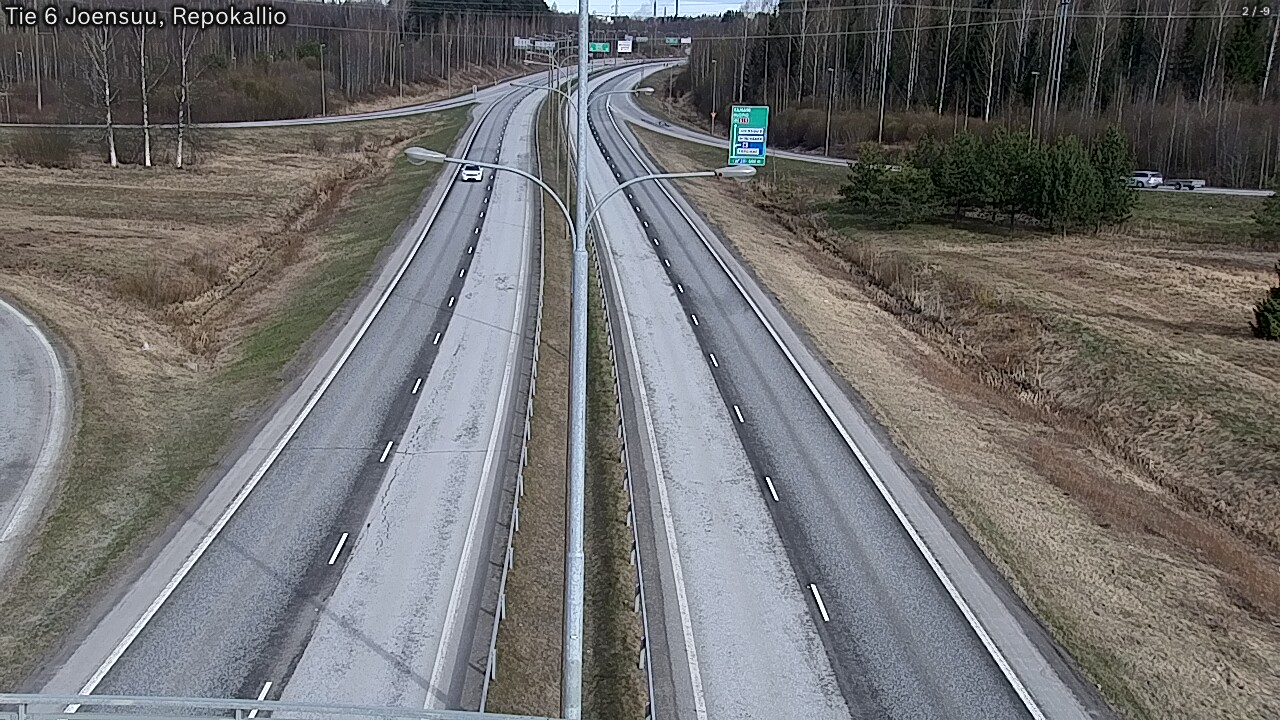 Kelikamerat Kuva Tie 6 Joensuu, Repokallio, Joensuu, Pohjois-Karjala