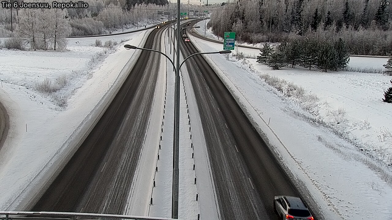 Weather Camera Image Väg 6 Joensuu, Repokallio, Joensuu, Pohjois-Karjala