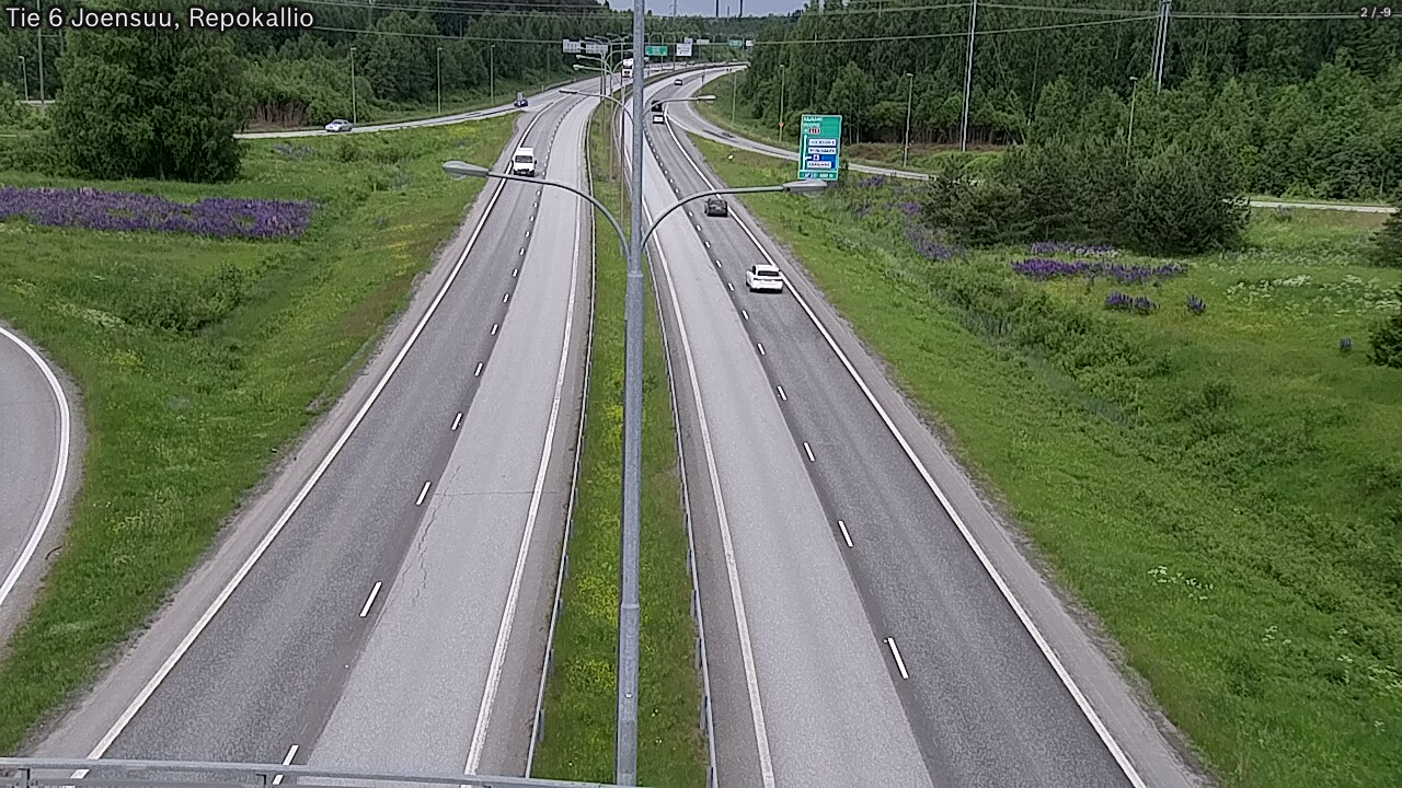 Kelikamerat Kuva Tie 6 Joensuu, Repokallio, Joensuu, Pohjois-Karjala