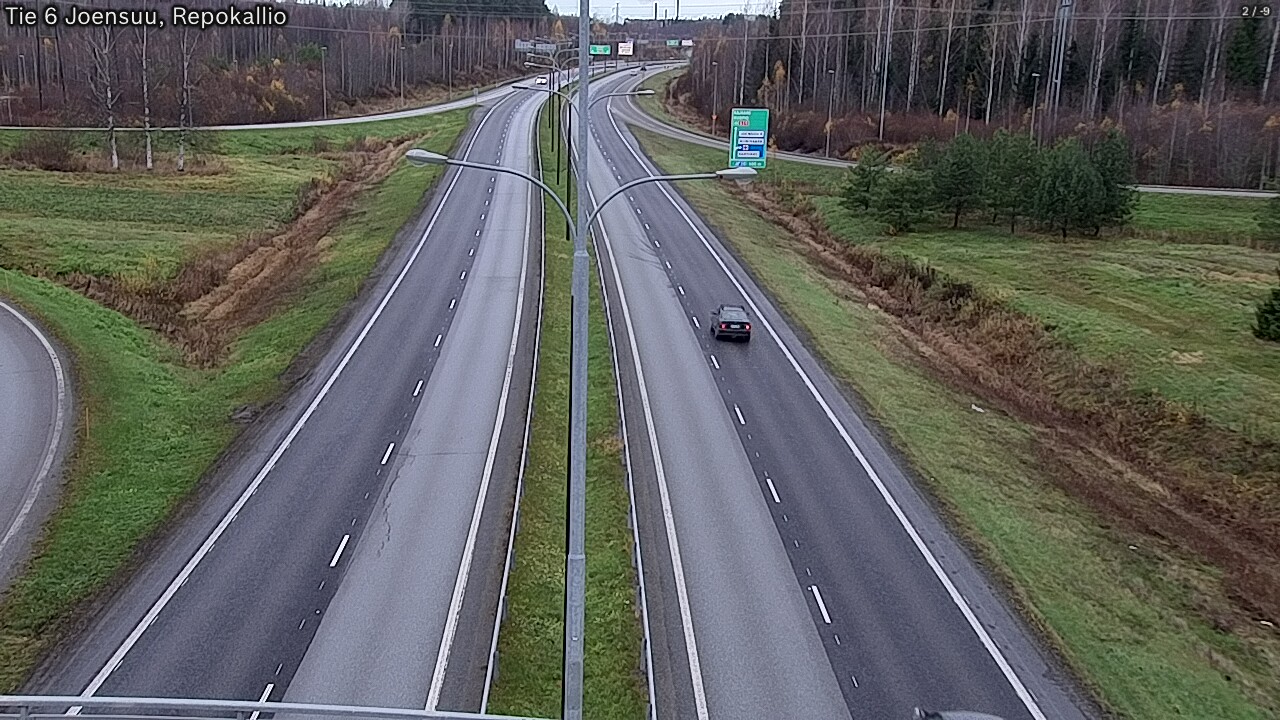 Kelikamerat Kuva Tie 6 Joensuu, Repokallio, Joensuu, Pohjois-Karjala