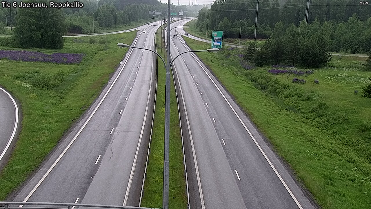 Kelikamerat Kuva Tie 6 Joensuu, Repokallio, Joensuu, Pohjois-Karjala
