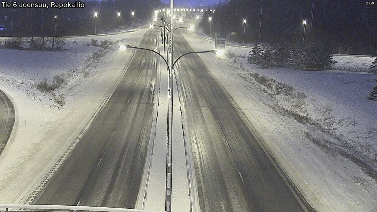Weather Camera Image Väg 6 Joensuu, Repokallio, Joensuu, Pohjois-Karjala