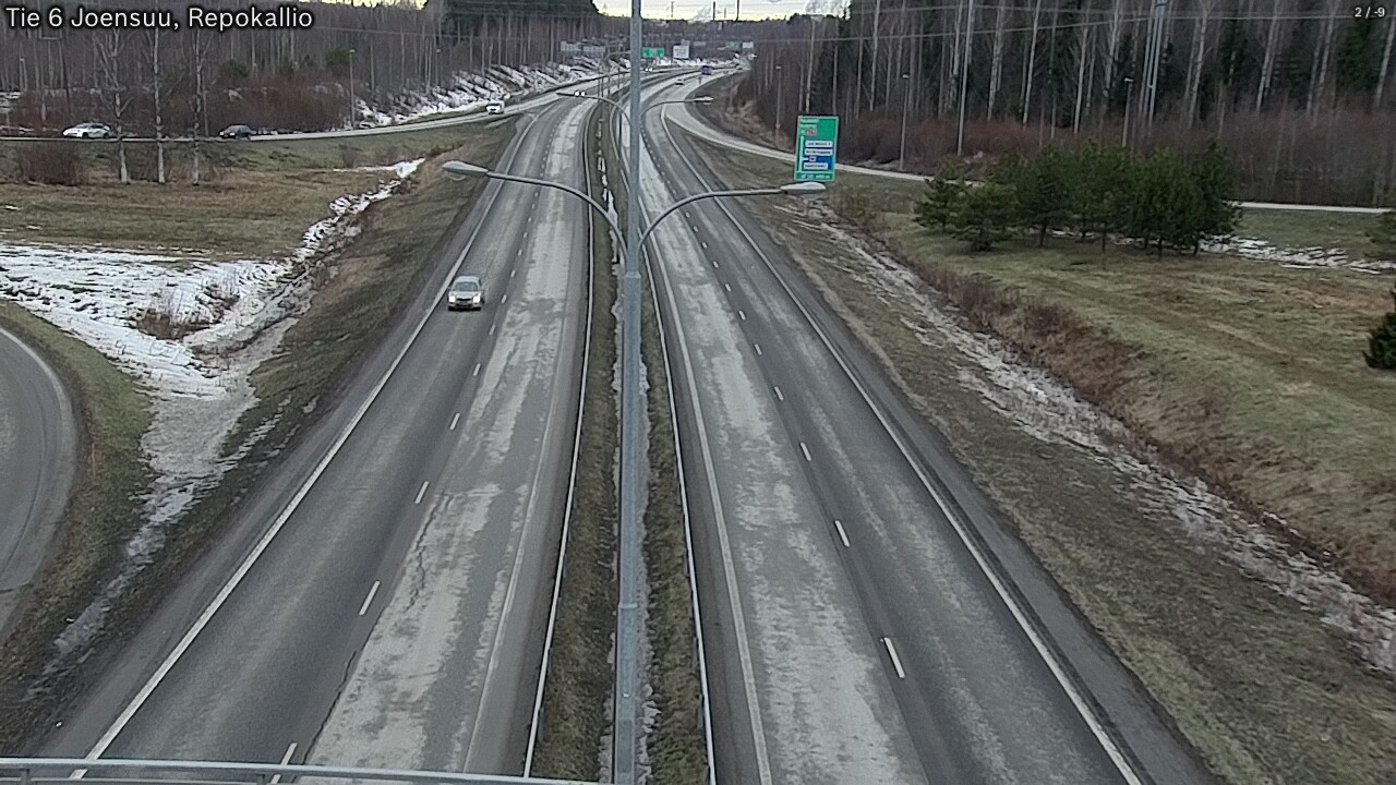 Kelikamerat Kuva Tie 6 Joensuu, Repokallio, Joensuu, Pohjois-Karjala