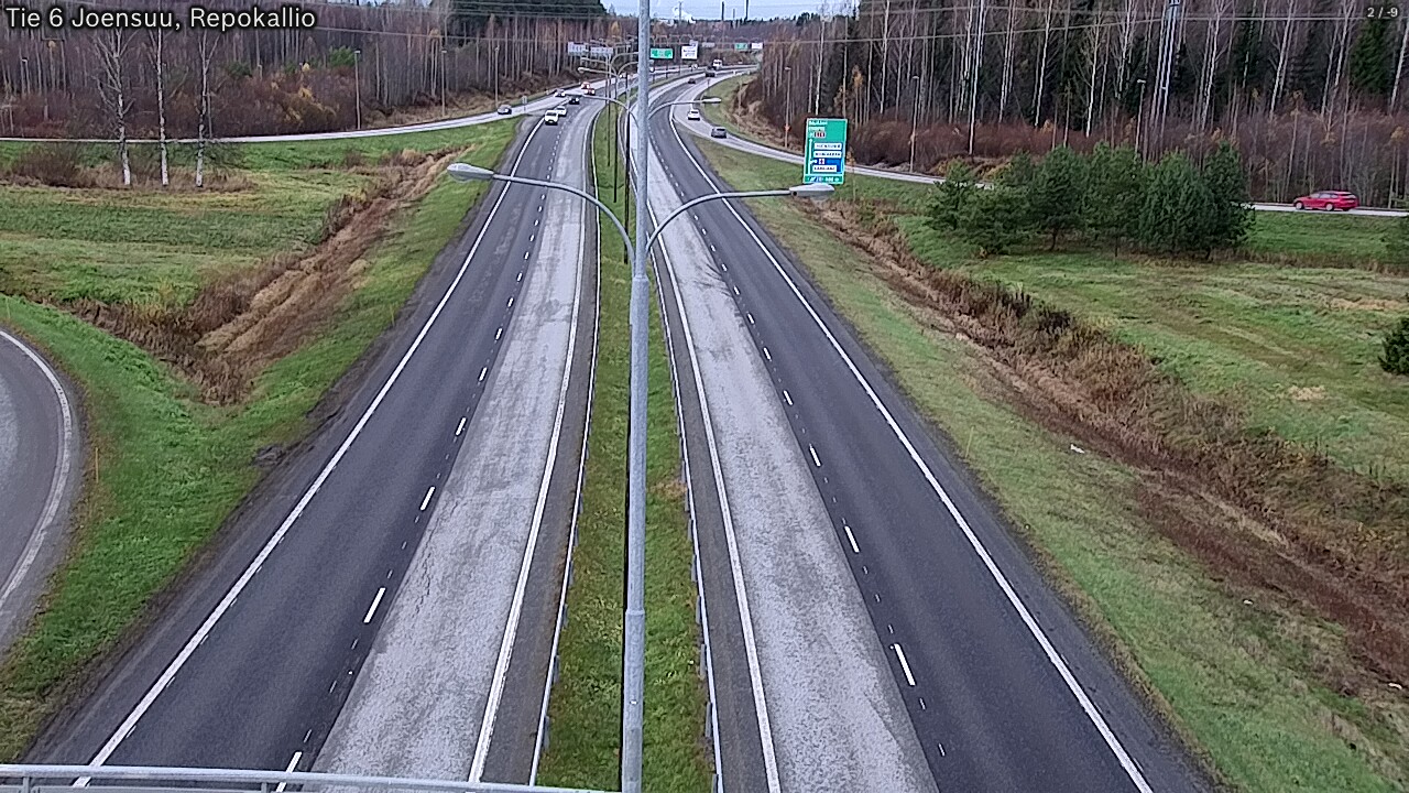 Kelikamerat Kuva Tie 6 Joensuu, Repokallio, Joensuu, Pohjois-Karjala