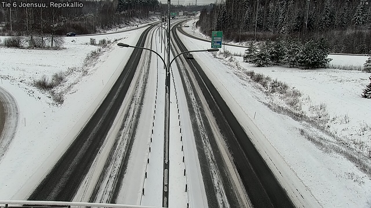 Kelikamerat Kuva Tie 6 Joensuu, Repokallio, Joensuu, Pohjois-Karjala