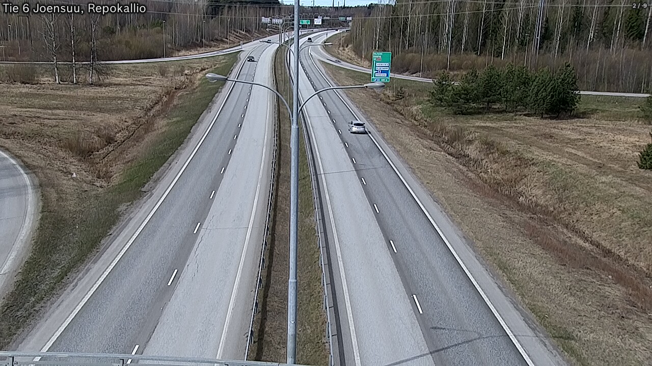 Kelikamerat Kuva Tie 6 Joensuu, Repokallio, Joensuu, Pohjois-Karjala