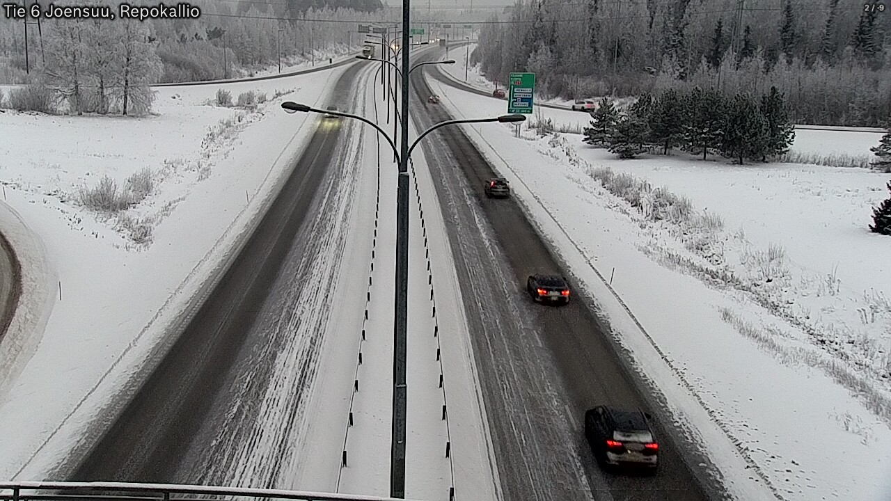 Kelikamerat Kuva Tie 6 Joensuu, Repokallio, Joensuu, Pohjois-Karjala