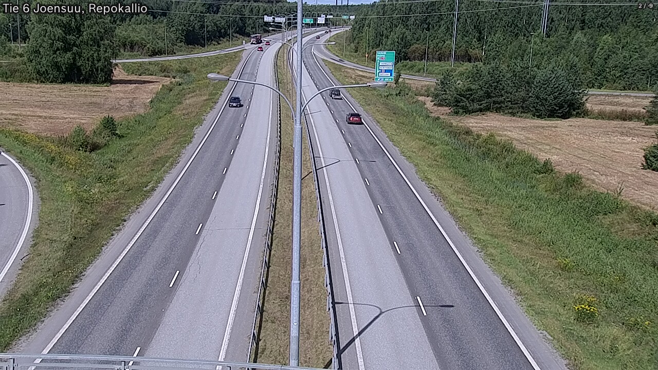 Kelikamerat Kuva Tie 6 Joensuu, Repokallio, Joensuu, Pohjois-Karjala