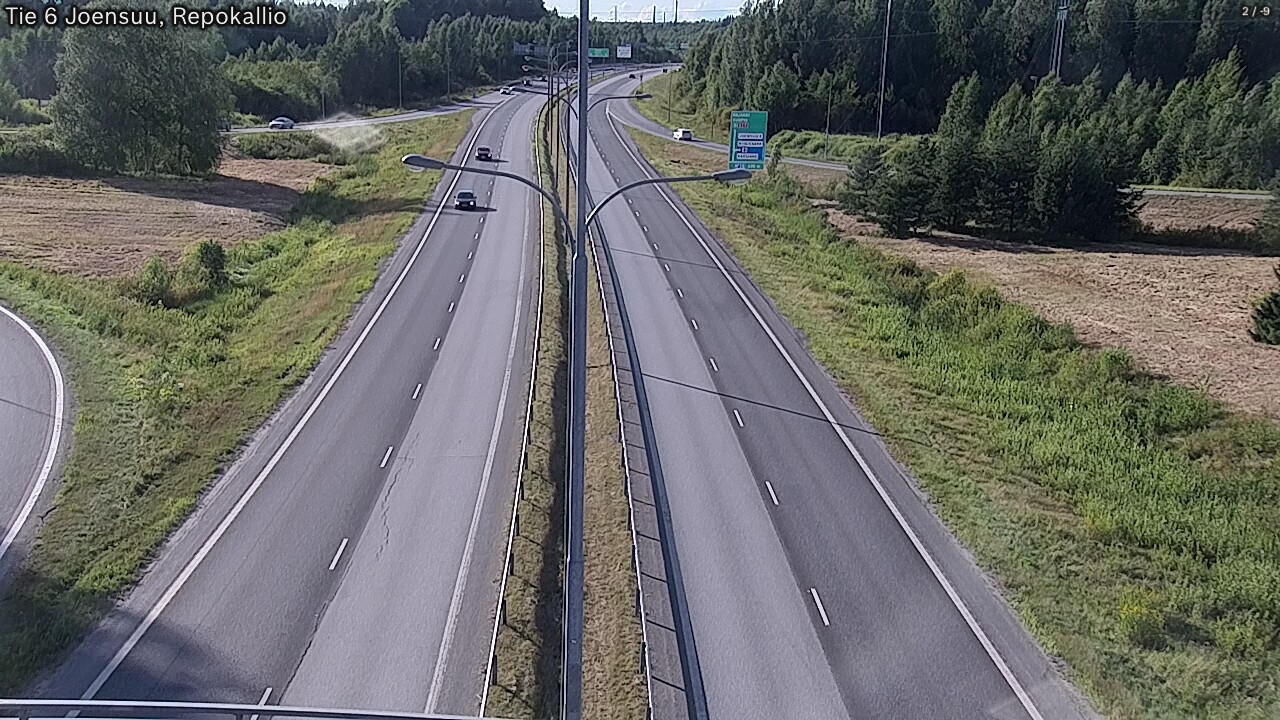 Kelikamerat Kuva Tie 6 Joensuu, Repokallio, Joensuu, Pohjois-Karjala