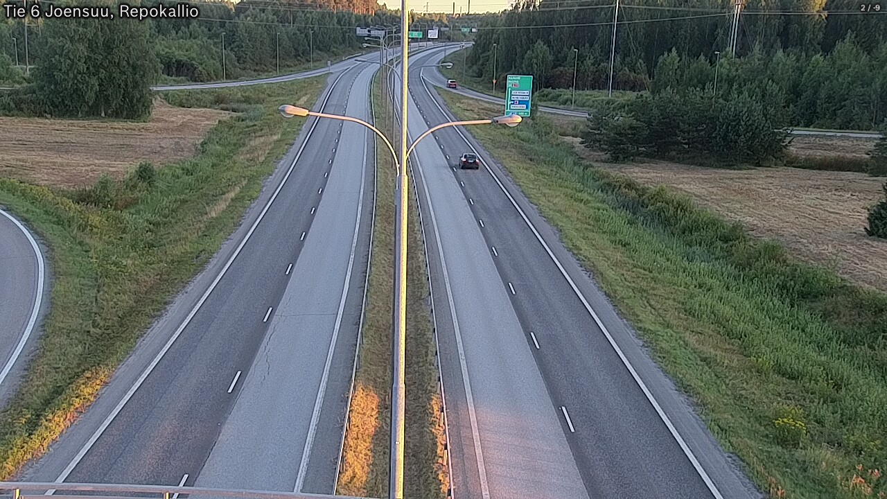 Kelikamerat Kuva Tie 6 Joensuu, Repokallio, Joensuu, Pohjois-Karjala