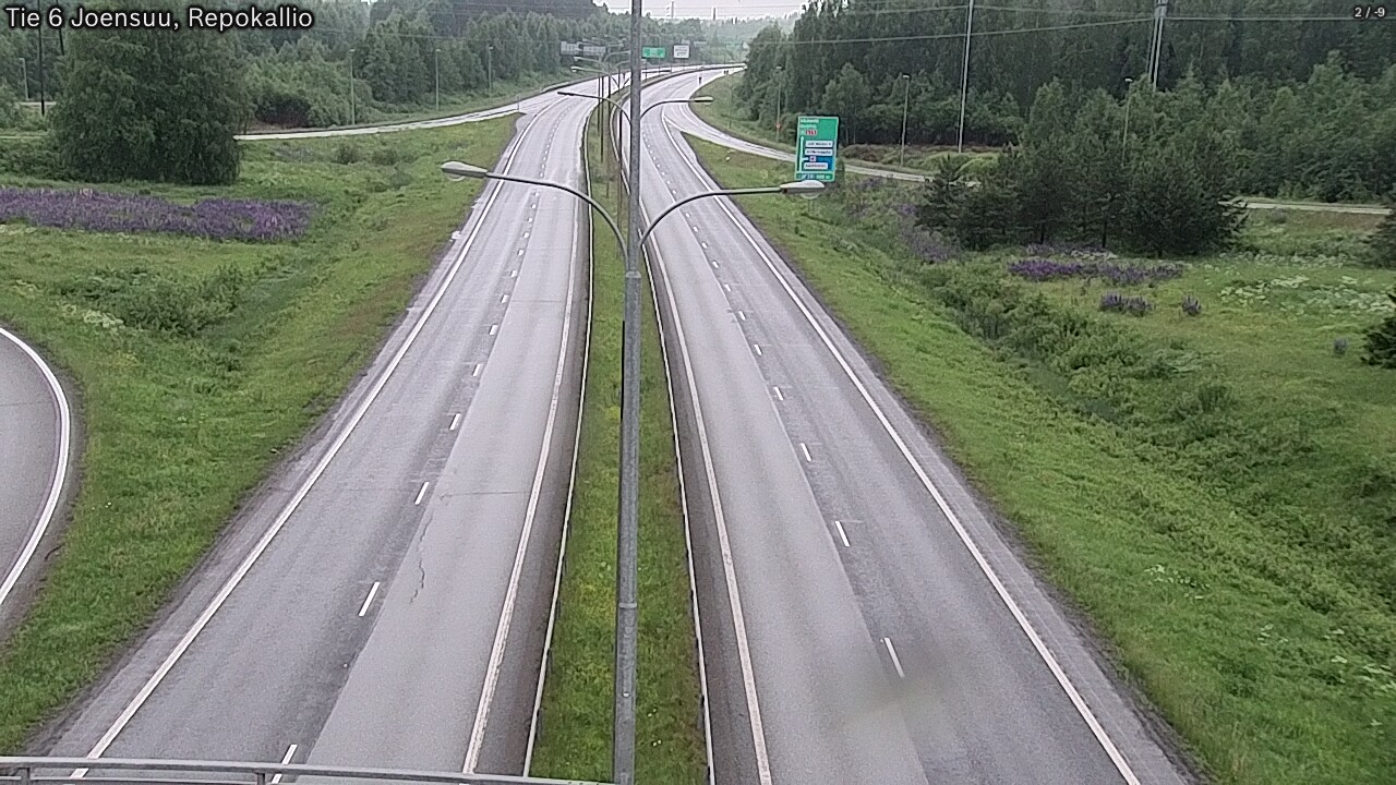 Kelikamerat Kuva Tie 6 Joensuu, Repokallio, Joensuu, Pohjois-Karjala