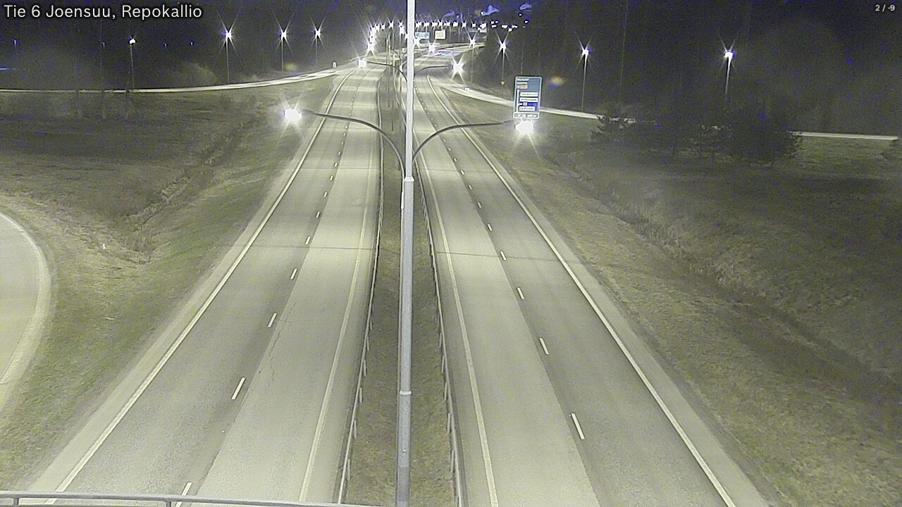 Weather Camera Image Väg 6 Joensuu, Repokallio, Joensuu, Pohjois-Karjala