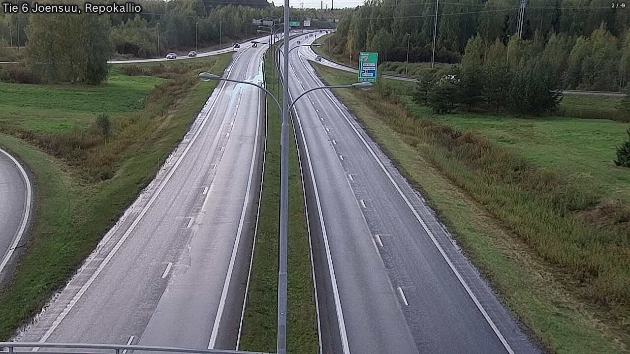 Kelikamerat Kuva Tie 6 Joensuu, Repokallio, Joensuu, Pohjois-Karjala