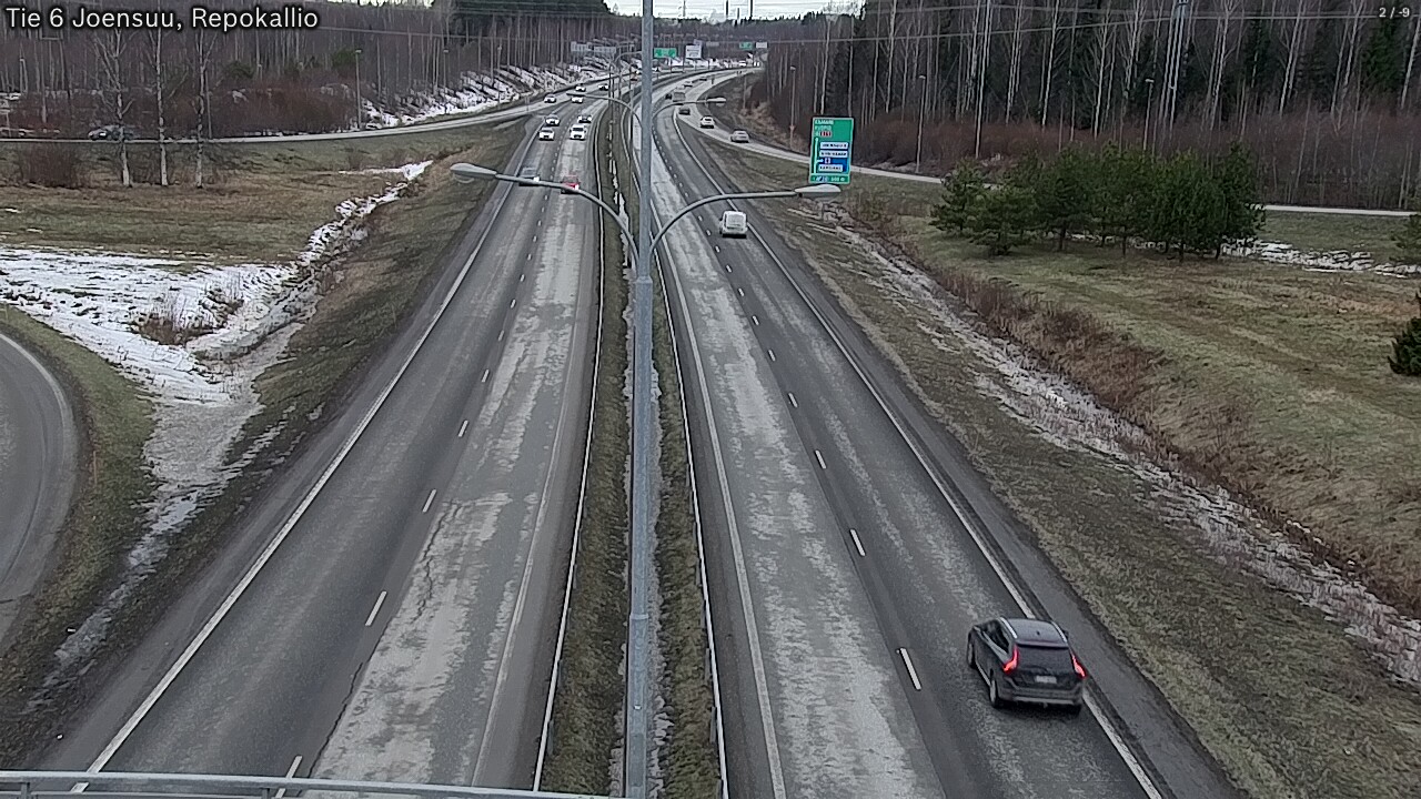 Kelikamerat Kuva Tie 6 Joensuu, Repokallio, Joensuu, Pohjois-Karjala