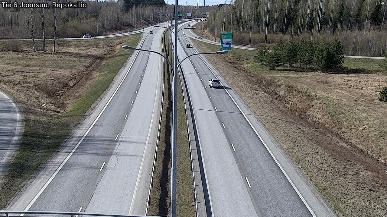 Kelikamerat Kuva Tie 6 Joensuu, Repokallio, Joensuu, Pohjois-Karjala