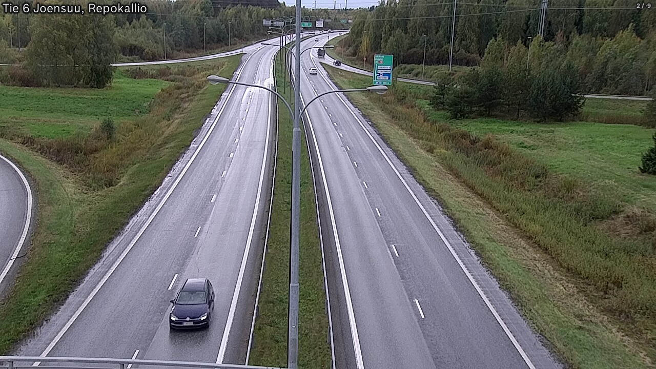 Kelikamerat Kuva Tie 6 Joensuu, Repokallio, Joensuu, Pohjois-Karjala