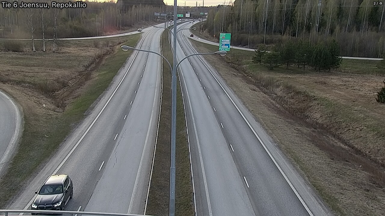 Kelikamerat Kuva Tie 6 Joensuu, Repokallio, Joensuu, Pohjois-Karjala