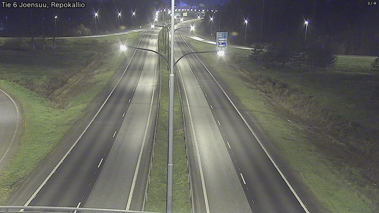 Kelikamerat Kuva Tie 6 Joensuu, Repokallio, Joensuu, Pohjois-Karjala